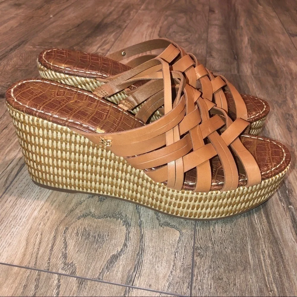NWOB Sam Edelman Devon Wedge Slide Sandals